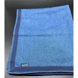 Woolrich Denim Blue Jean Pillow Cover Sham 24x30‎ EUC
